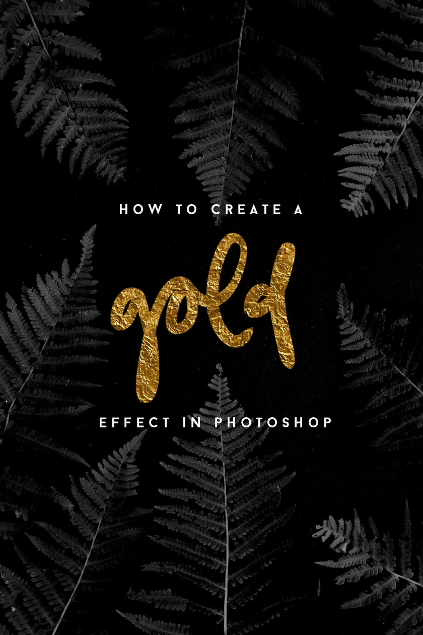 How_To_Create_A_Gold_Effect_In_Photoshop_01