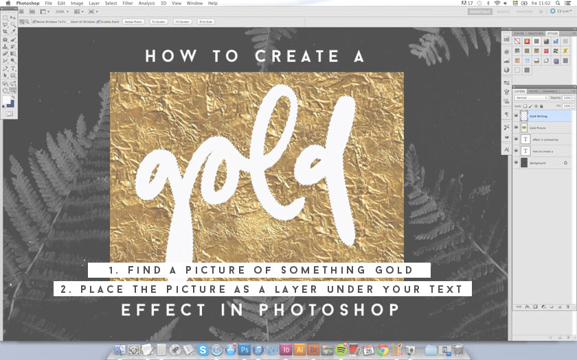 How_To_Create_A_Gold_Effect_In_Photoshop_02